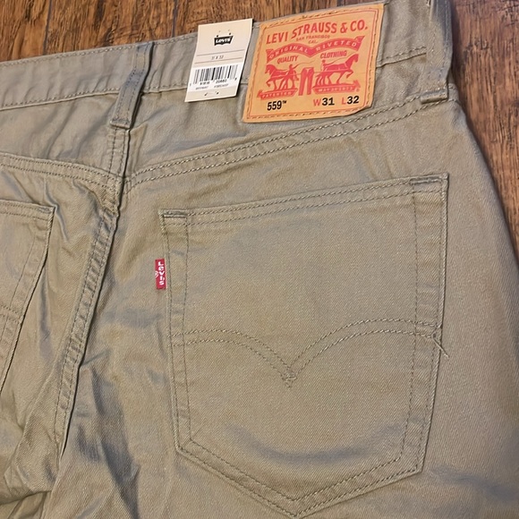 Levi’s men’s jeans Suze 31x32 style 559 Relaxed Straight fit 100% cotton NWT - Picture 6 of 16